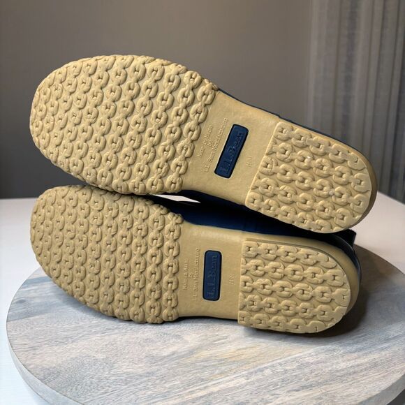 LL Bean Boots Women's Leather‎ Raven Blue Classic Bean Boots Made in USA Size 11 - Picture 8 of 11